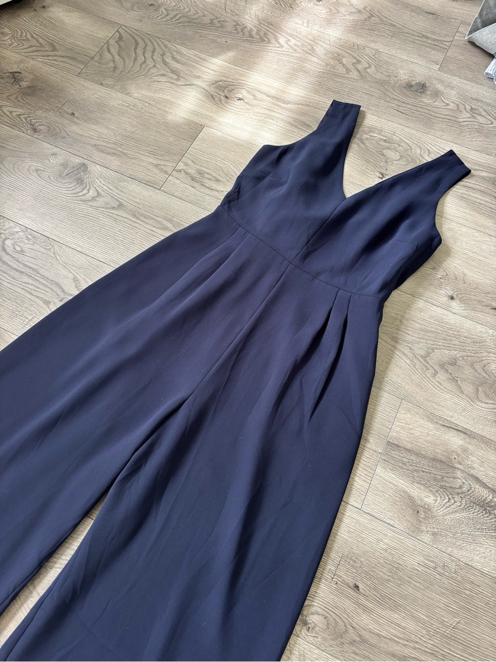 NWT J.Crew Navy Tie-Back Wide Leg Jumpsuit | Women’s Size 12